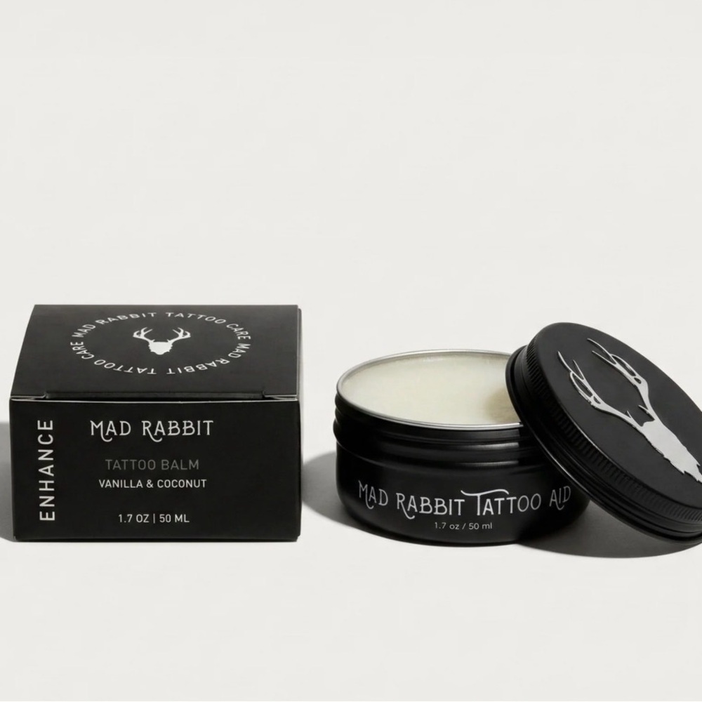 HTF Mad Rabbit Tattoo Balm Vanilla & Coconut 1.7oz NWT